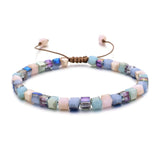 New Fashion Style Woman Bracelet Wristband Glass Crystal Bracelets Gifts Jewelry Accessories Handmade Wristlet Trinket