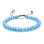 New Fashion Style Woman Bracelet Wristband Glass Crystal Bracelets Gifts Jewelry Accessories Handmade Wristlet Trinket