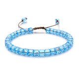 New Fashion Style Woman Bracelet Wristband Glass Crystal Bracelets Gifts Jewelry Accessories Handmade Wristlet Trinket