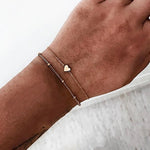 Multiple Styles Beads Bracelet Set For Women Bohemian Marble Stone Handmade Tassel Rope Chain Bracelets Party Jewelry